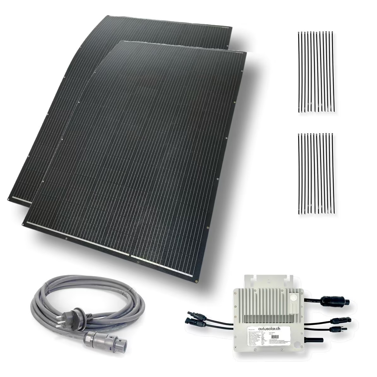 Balkonkraftwerk Set Autosolar Balkon Kit 600W