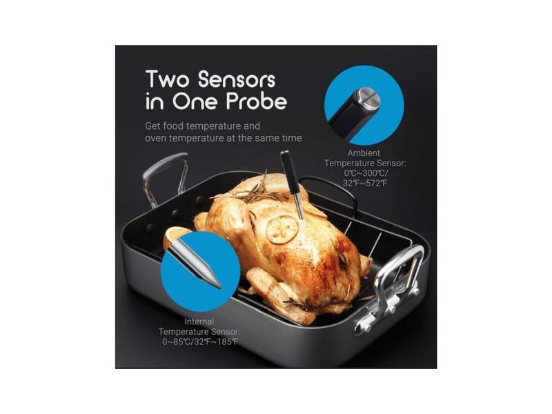 Thermomètre De Cuisson Inkbird Bluetooth/WiFi - Sonde Pour Viande BBQ, 4 Couleurs, Alerte LED