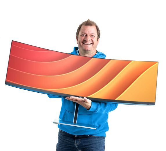 44.5-Zoll-Curved-Business-Monitor