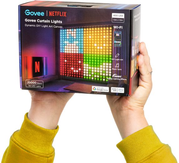 Smarter LED-Lichtervorhang 