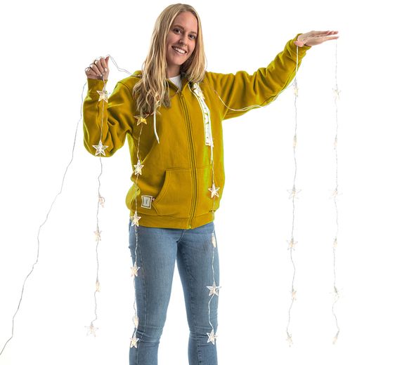 LED-Sternenlichter-Vorhang