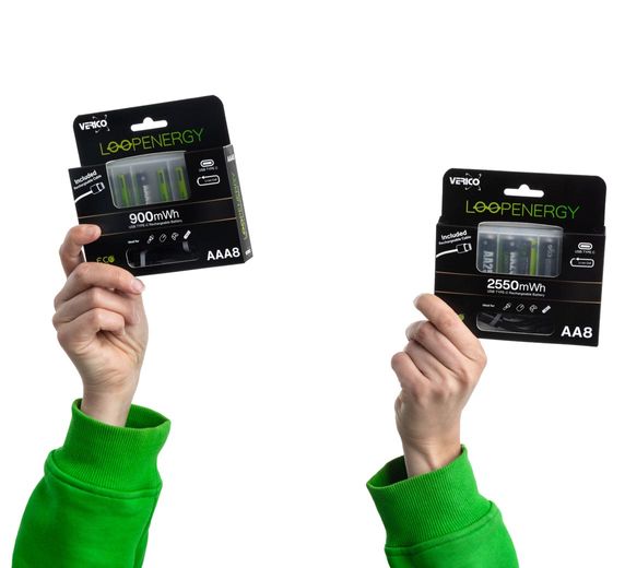 Wiederaufladbare Batterien