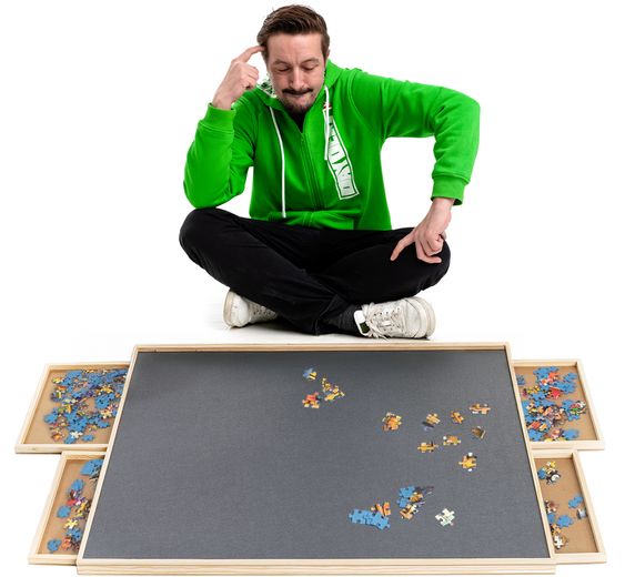 Puzzleboard mit Vlies