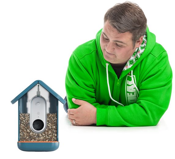 Vogelfutterhaus mit AI-Kamera