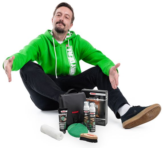 Auto Lederpflege-Set