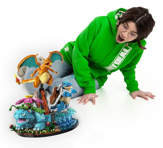 Pokémon Starter-Trio Diorama
