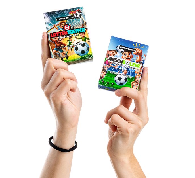 Fussball-Kartenspiel