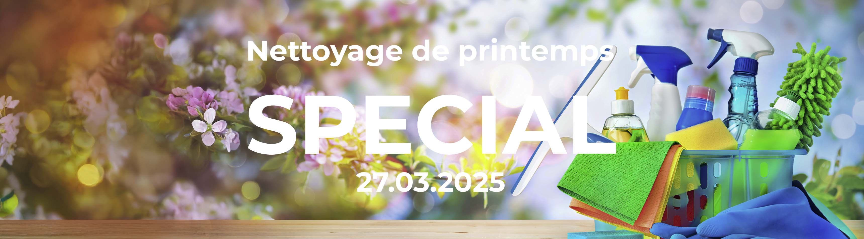 Offre spéciale nettoyage de printemps chez DayDeal.ch