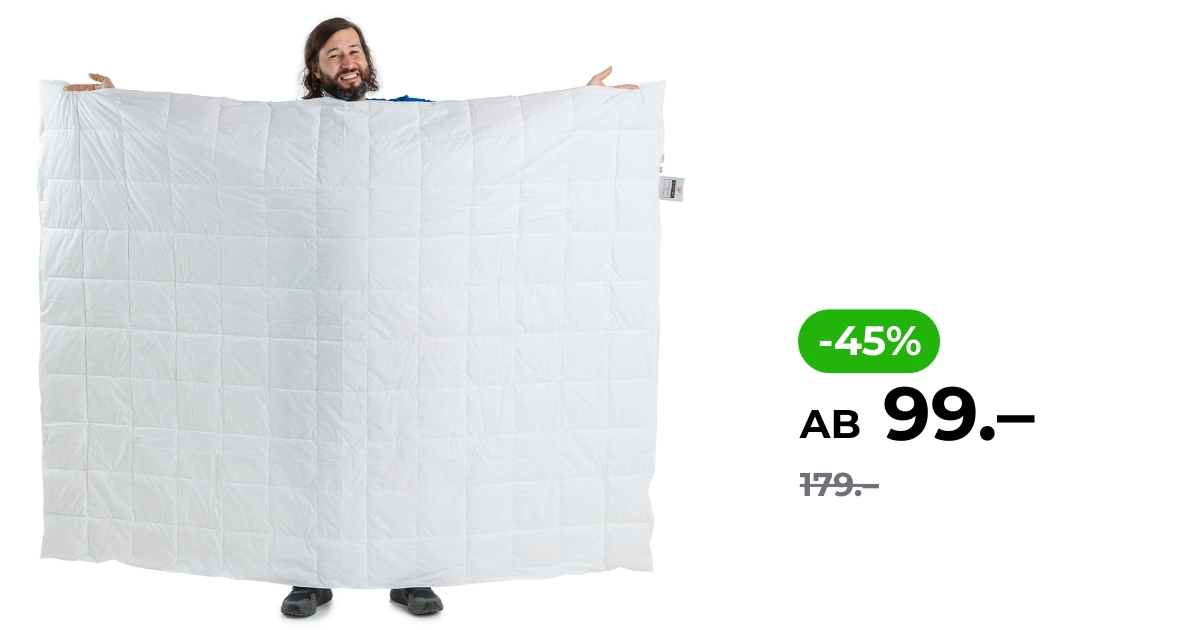 Couette En Laine Billerbeck – 140x200 – Blanc Cassé – Très Bon état