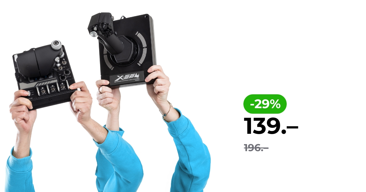 Simulations-Controller Logitech G Saitek X56 Rhino