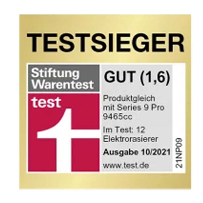 Testsieger Braun Series 9 Pro