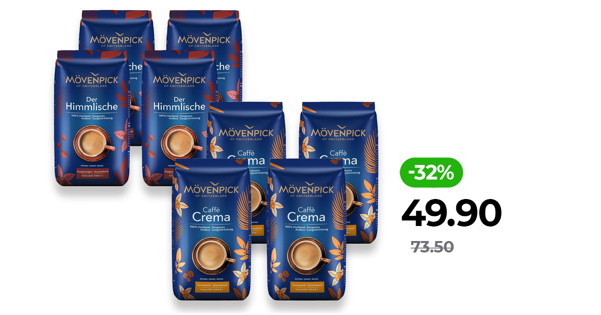 Kaffeebohnen 4kg Mövenpick Caffè Crema / Der Himmlische
